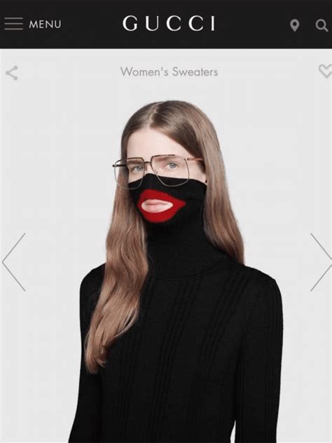 gucci black face sweater controversy